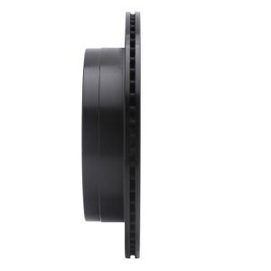 Lexus GX470 Brake Rotor (1) - Rear Left - R1 Concepts - Drilled & Slotted - Black - `01-`09